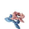 Elastics Scrunchies Gingham/Chambray  (2) (R)