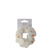 Elastic Scrunchie Daisy White (R)