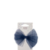 Alligator Clip Tulle Navy (R)