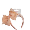 Headband Large Bow Apricot (R)