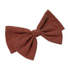 Alligator Clip Large Bow Rust (R)